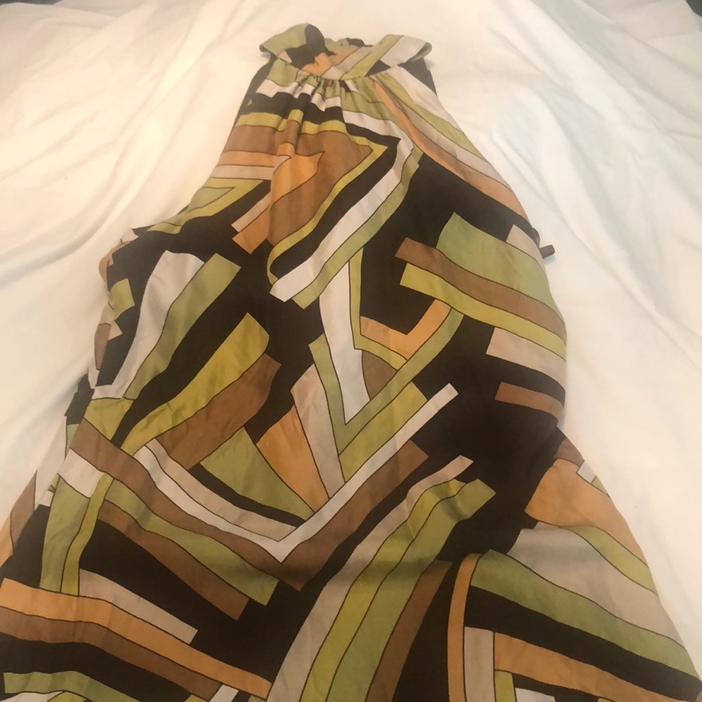 Michael Kors silk halter dress